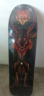 Shake Junt "Release The Demons" Shaped Skateboard Deck 2021 Artist Nacho Ward