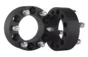 2 QTY 1.5" 6X5.5 (6x139.7) Black Wheel Spacers M12X1.5 Studs Fits Toyota Isuzu (for: Toyota)