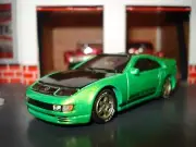 NISSAN 300-ZX CUSTOM EDITION SPORTS CAR 1/64 HW CUSTOM BRONZE WHEELS NITTO TIRES