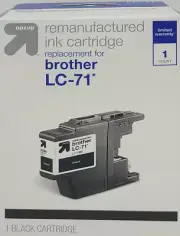 New Factory Sealed ~ LC71BK BROTHER Target Up & Up ink Black