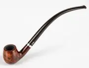 Briar Tobacco Smoking Pipe Churchwarden Smooth Apple Brown