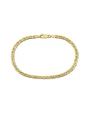 10K Italian Gold Marine Link Chain Bracelet