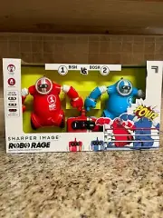 SHARPER IMAGE Robo Rage Remote Control Two-Player Robot Fighting Set Brand New