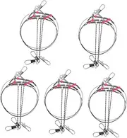 BESPORTBLE Balance Hook Fishing Line an Fittings Versatile Tackle Rigs Fishing Trace Leader Kit Outdoor Fishing Gear Swivel and Snap Rigs Balance Bracket Rigs Stainless Steel