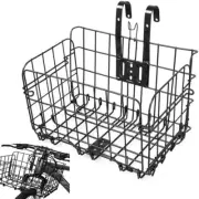 YUNNUO Lift-Off Front Bike Basket with Handles - Rust Proof Easy Installation on