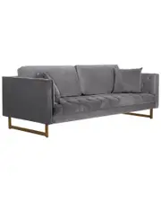 Armen Living Lenox Velvet Modern Sofa