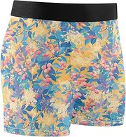 [FRODOTGV] Retro Fruit Mens Boxer Briefs Shorts Breathable Underwear for Men Underware Interiores Para Hombres