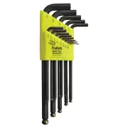 Bondhus BD74937 - Hex Key Set L-Wrench - 13 Piece Imperial (0.050-3/8") Prohold Tip Ball End Long