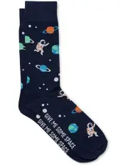 [Johnny Bigg] Outer Space Fancy Sock in Navy