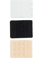 3 X Hook Eye Bra Extenders