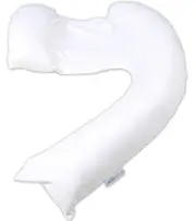 Dreamgenii Nursing Breast Feeding Pregnancy Support Pillow - White