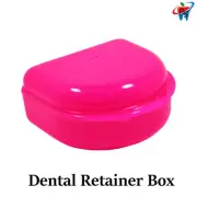 Dental Orthodontic Denture Storage Case Retainer Box Mouth guard Container