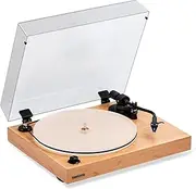 [Fluance] RT85 Reference High Fidelity Vinyl Turntable Record Player with Ortofon 2M Blue Cartridge, Acrylic Platter, Speed Control Motor, High Mass MDF Wood Plinth, Vibration Isolation Feet - Bamboo