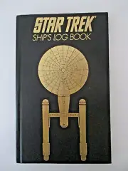Vintage 1991 Star Trek Ship's Log Book 8.5"x5.5" NOS W/O Original Packaging AZ58