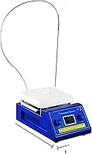 Magnetic Stirrer Mixer 2L 5L Magnetic Stirrer Hot Plate Drink Agitator Mixer Shaker with Stir Bar Digital Display Portable Blender for Lab Large Capacity, High Speed (Color : 1, Size : 5L) (