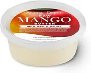 8 oz Raw Mango Butter Unrefined 100% Natural Pure Great for Skin, Body, Hair Care. DYI Body Butter, Lotions, Creams Reduces Fine Lines, Wrinkles, used for eczema psoriasis