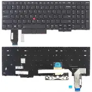 US Version Keyboard for Lenovo Thinkpad E580 E585 E590 E595 T590 P53S L580 L590 P52 P72 P53 P73 Black
