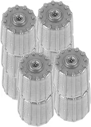 Luxshiny 10Pcs Plastic Tire Valve Caps with Airtight Seal Rings Durable Dust Covers for Cars Bicycles Motorcycles Essential Tire Accessories for Preventing Air Leakage and Ensuring