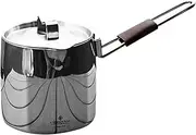 Camping Cook Pot | Portable Cooking Pot | Cookware Kit Outdoor | Safe Camping Cooking Pot with Foldable Handle, Anti Scalding Design, Suitable for Various Heat Sources