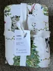 Pottery Barn Percale Sheets Festive Cats California King Christmas Sheets