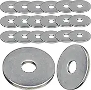 M6 x 24mm Penny Repair Flat Washers Mudguard A2 Stainless Steel (Pack of 20)