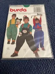 Burda 4216 Overalls Kids Sz 18M 2,3,4 Sewing Pattern Uncut