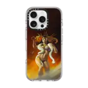 iPhone 16 Pro Clear Case MagSafe Compatible Dusk Til Dawn by Frazetta Girls