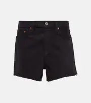 [Re/Done] Re/Done 90s Low Slung denim shorts 29 black