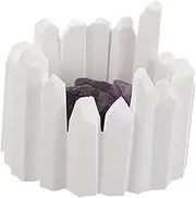 TOGEVAL Amethyst Crystal Aromatherapy Diffuser Natural Essential Oil Passive Diffuser Unique Home Decor Accent Decoration for Artistic Touch Genuine Amethyst Rock