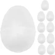 GARIOUANS 10pcs Clear Fillable Plastic Safe Candy Treat Boxes for Boys and Girls for Easter Party Favors Egg Hunts Transparent Design for Crafts Surprises