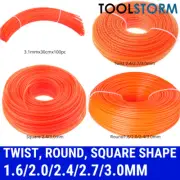 Twist, Round, Square Shape 1.6 2.0 2.4 3.0mm Trimmer line Whipper Snipper Cord