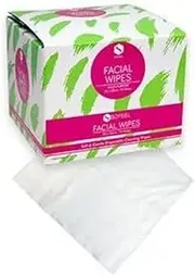Sofeel Gentle Lint Free Facial 75 Wipes, 33 cm x 33 cm Size (Pack of 8)