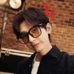 【RAYBAN 雷朋】亞洲版 時尚大鏡面太陽眼鏡 RB4401D 601/85 黑框抗UV夜視鏡片 公司貨