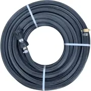 HOSE FACTORY Fire Hose with Brass Nut & Tail and Zorro Fire Nozzle 19mm