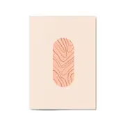 Minimal Pastel Abstract Retro Shapes Wall Art #8