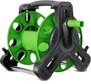 Garden Water Hose Reel Mini Garden Hose Reel, Lightweight Hideaway Box with 10-Function Spray Nozzle for Car Patio Cleaning Yard Farm and Patio,Without Water Pipes(Without Water Pipes)