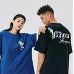 （現貨）ROCAWEAR 夏季玫瑰印花潮牌情侶裝短袖T恤純棉