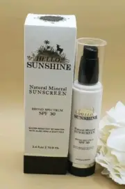 Beekman 1802 Hello Sunshine Natural Nineral Sunscreen SPF 30~2.4 fl FLAWED READ