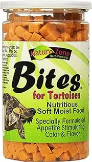 Nature Zone SNZ54661 Melon Flavored Total Bites Soft Moist Food for Tortoise, 9-Ounce