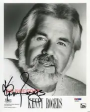 Kenny Rogers Signed reprint 8x10 Photo Autographed RP