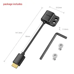 SmallRig 3020 超薄4K HDMI 轉接線 C轉A Mini HDMI to HDMI [相機專家] 公司貨