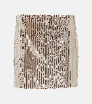 [Rotate] Rotate Sequined miniskirt AU 14 silver