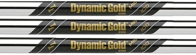 True Temper Dynamic Gold Mid 100 S300 (Stiff Flex) Wedge Shafts - Set of 3