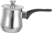 FUNOMOCYA Stainless Steel Turkish Coffee Pot 360ml Easy Brewing for Rich Flavor for Home Office