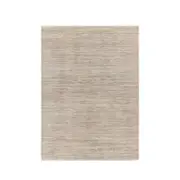Hand Made Soft Polyester Creme Rug