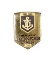 2013 Fremantle Dockers Premiership Year Member Badge Pin AFL Collectable