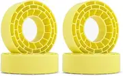 INJORA Silicone Rubber Tire Inserts (Yellow, 62-64mm*24mm, 4pcs)
