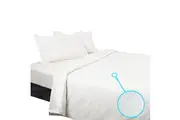 Kingtex 1350Tc Quilt Cover Set White Quilt Covers
