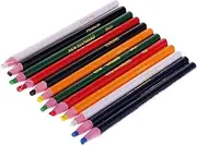 24pcs Marker Chinagraph Grease Wax Pull Rope Color Pencil Non