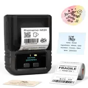 M120 Label Maker Machine with Tape, 2 Inch Thermal Label Printer for Small Bu...